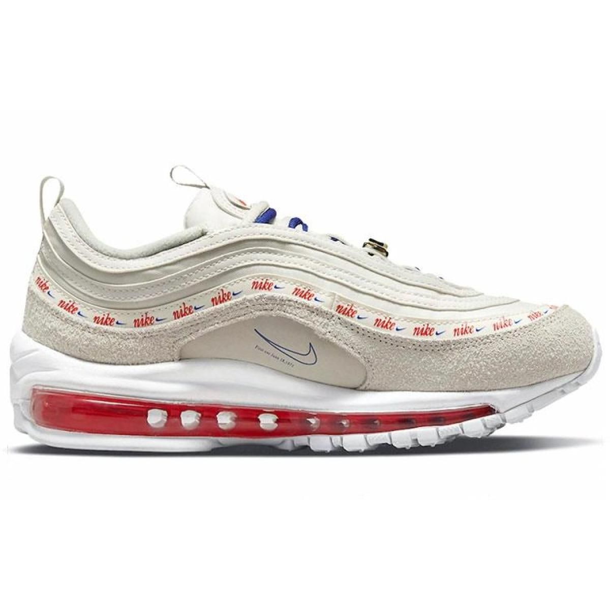 Женские кроссовки Nike Air Max 97 First Use Beige/Red/Blue