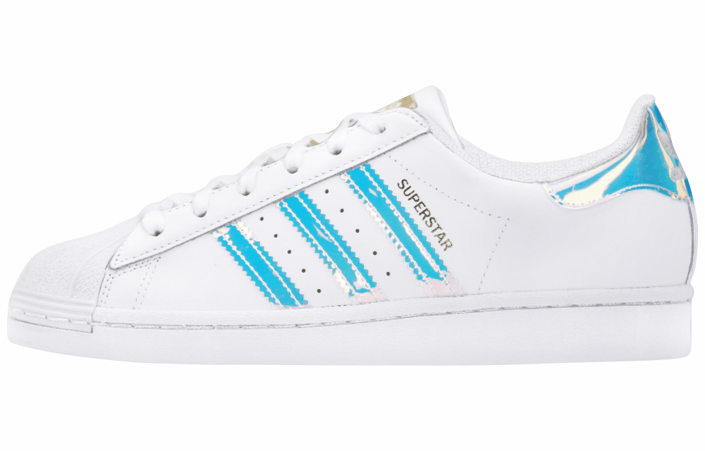 Женские кроссовки Adidas Originals Superstar White/Blue