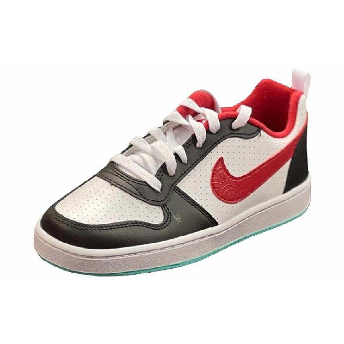 Женские кроссовки Nike Court Borough Series Low White/Red/Black