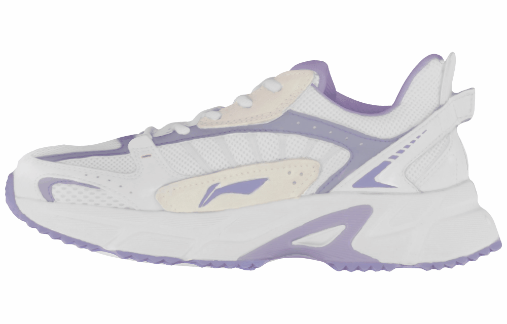 Женские кроссовки LiNing Ivory/Bad Little Purple