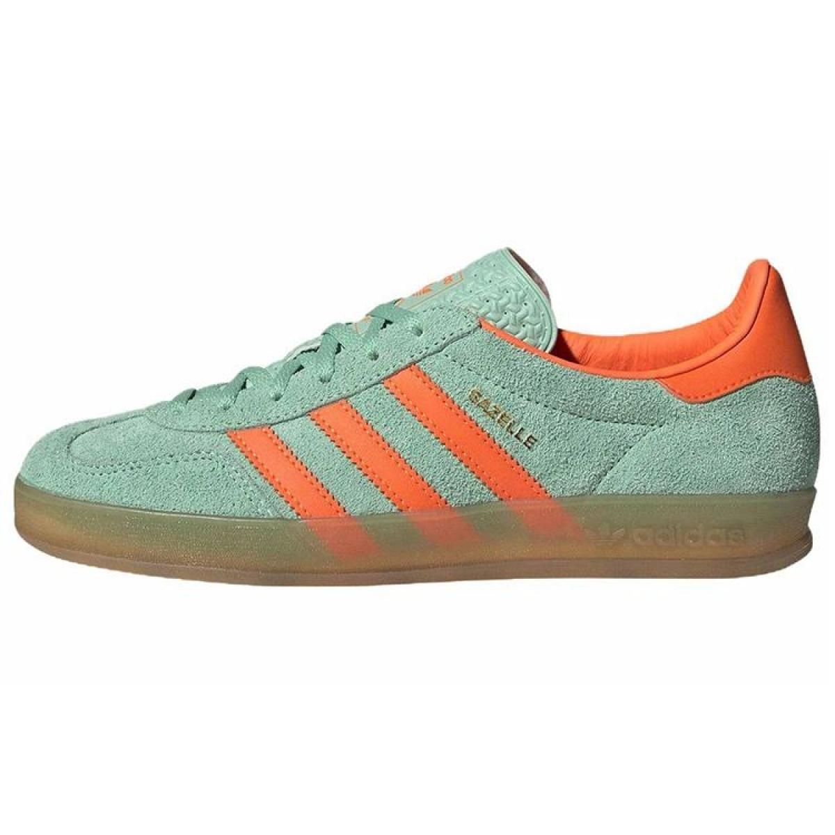Кеды Adidas Originals Gazelle Indoor Green/Orange