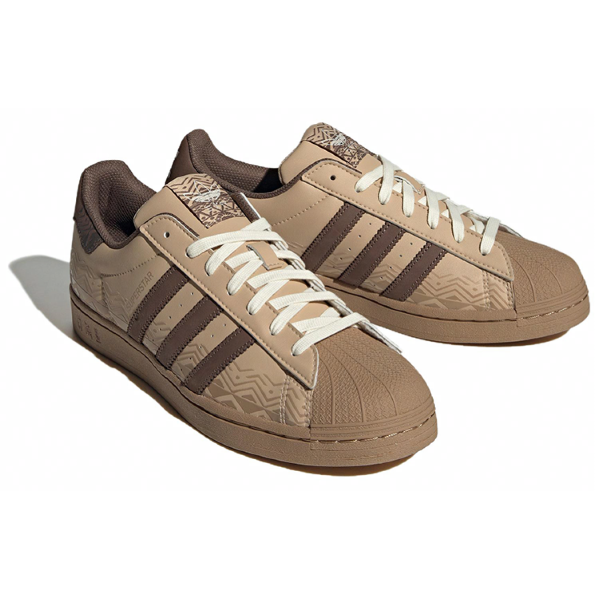 Кроссовки Adidas originals Superstar Brown/Yellow