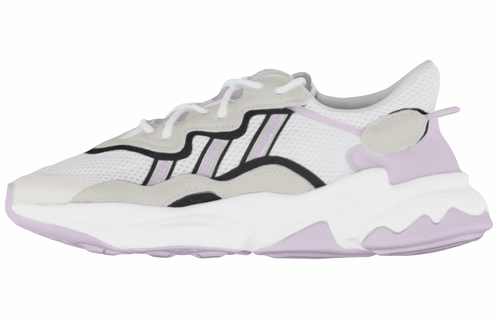 Женские кроссовки Adidas Originals Ozweego White/Brown/Purple
