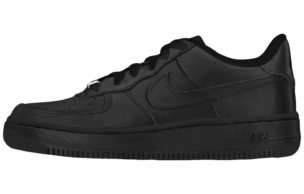 Подростковые кроссовки Nike Air Force 1 Low Black GS