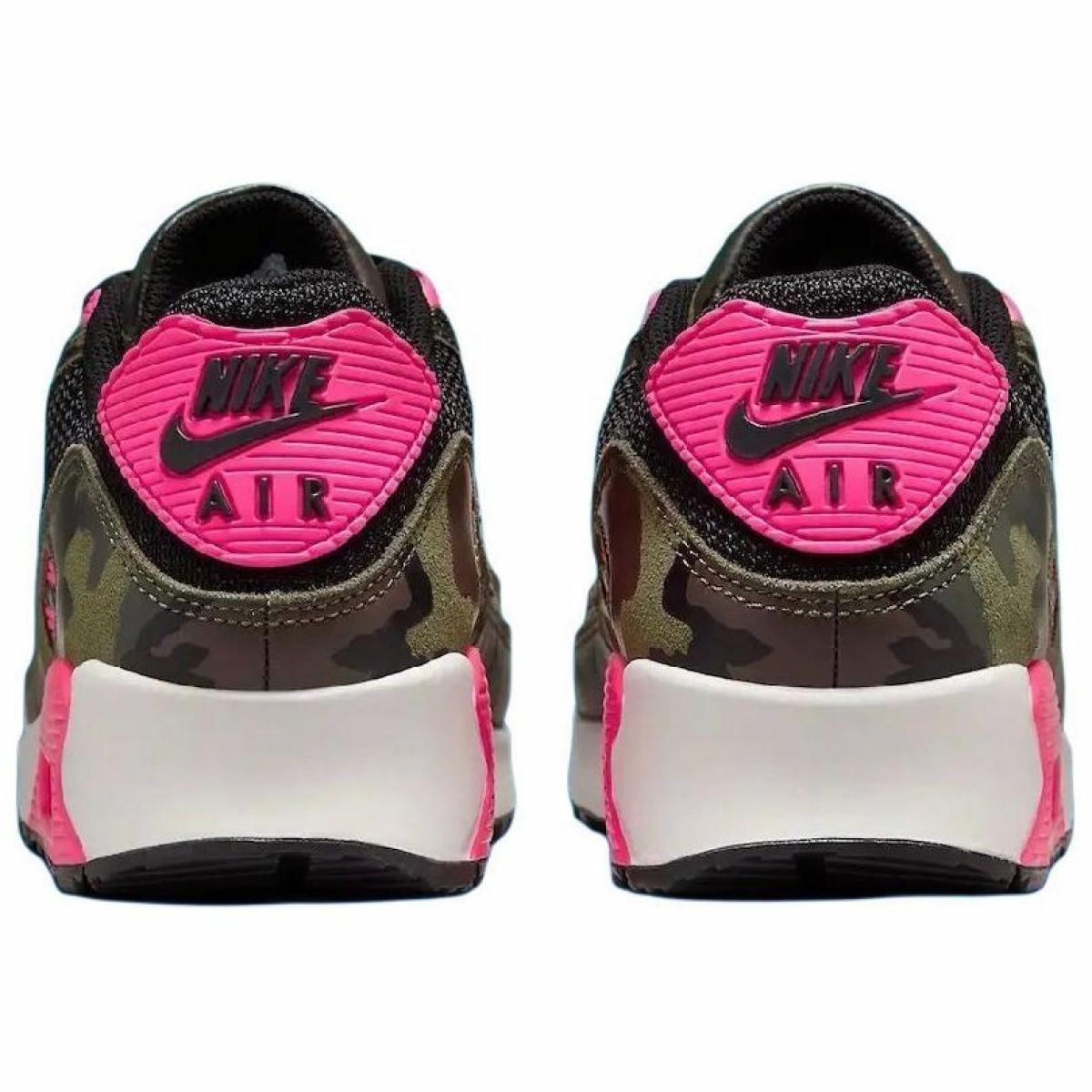 Кроссовки Nike Air Max 90 Woodland Camo Black/Brown/Pink