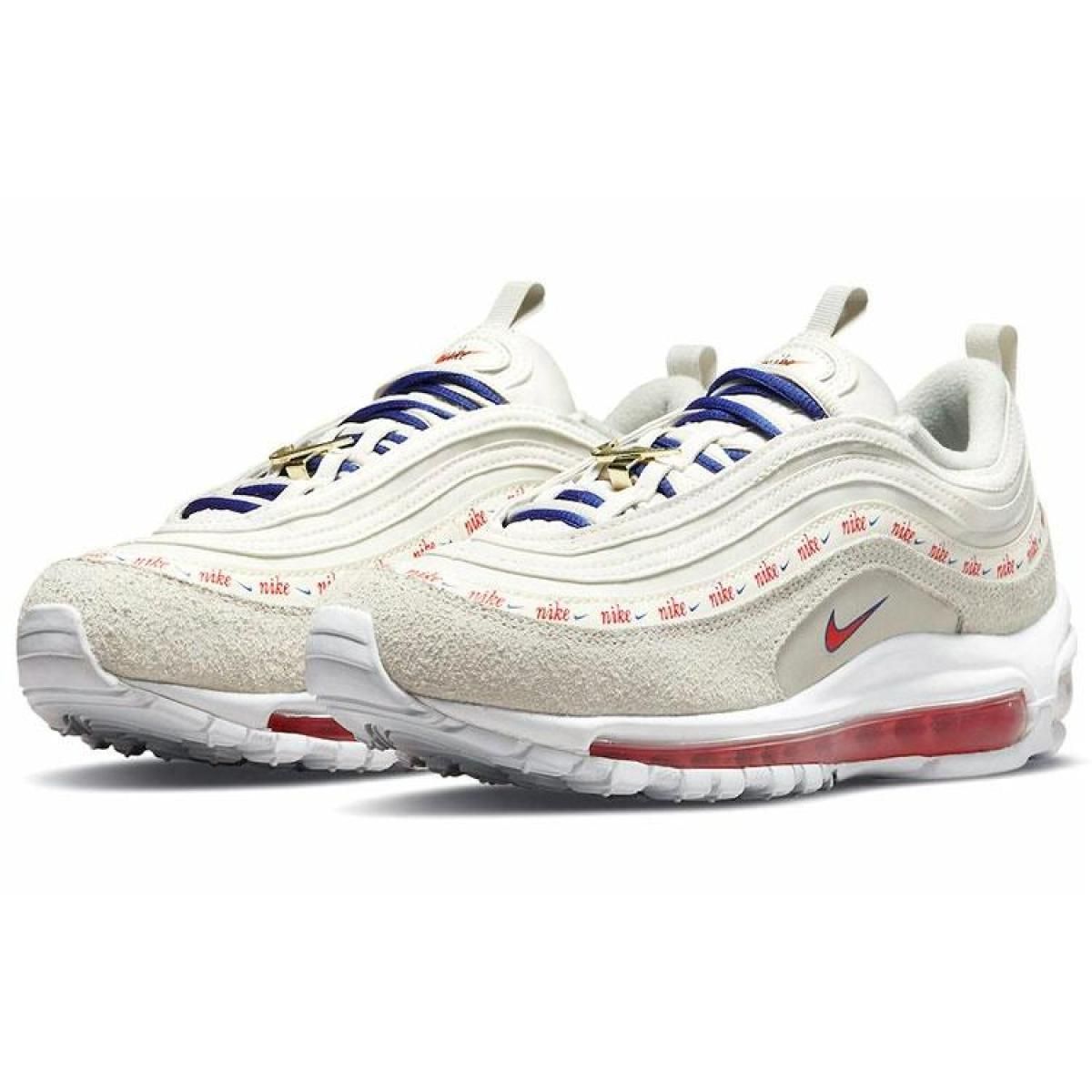 Женские кроссовки Nike Air Max 97 First Use Beige/Red/Blue