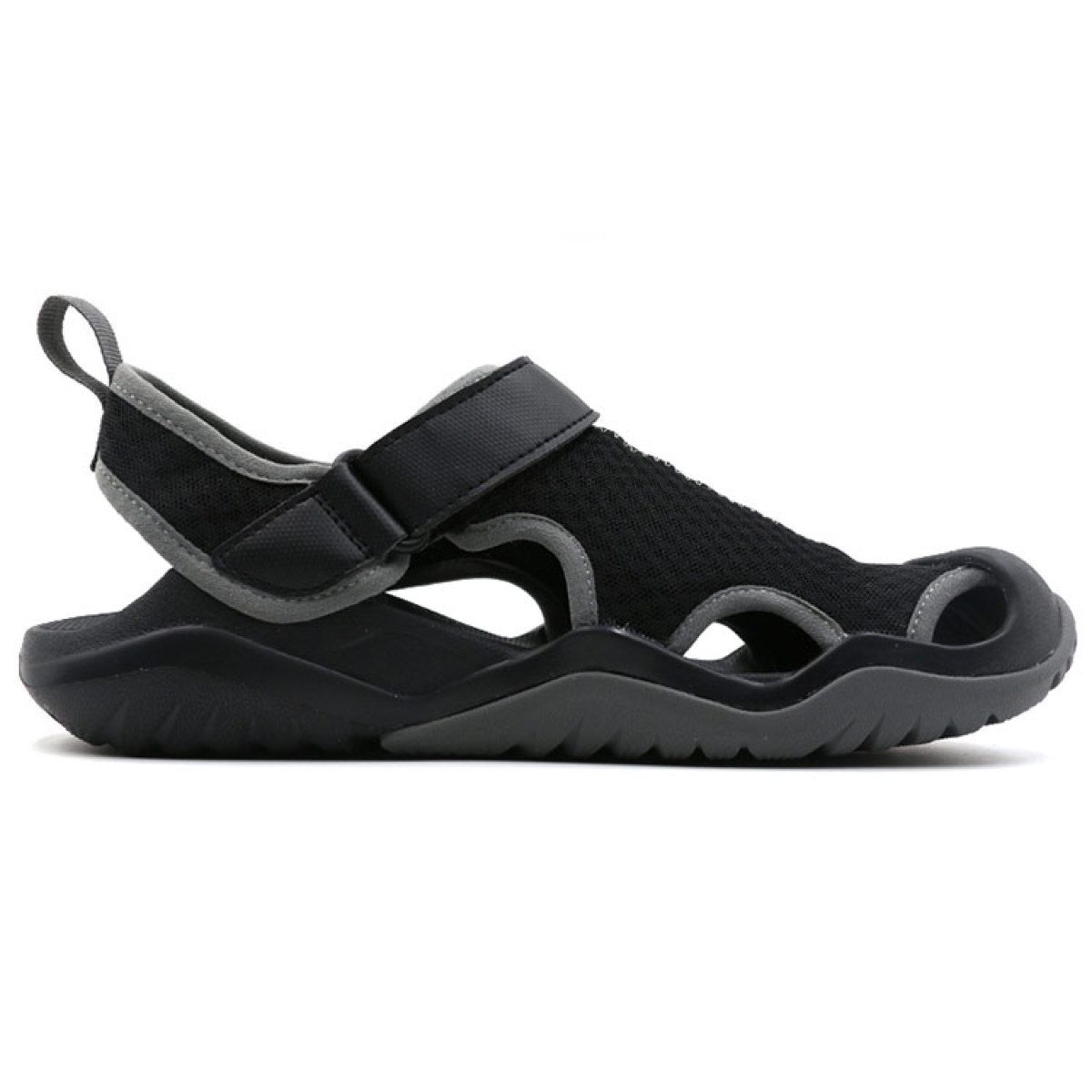 Сабо Crocs Swiftwater Sandals "Black Dark Grey"