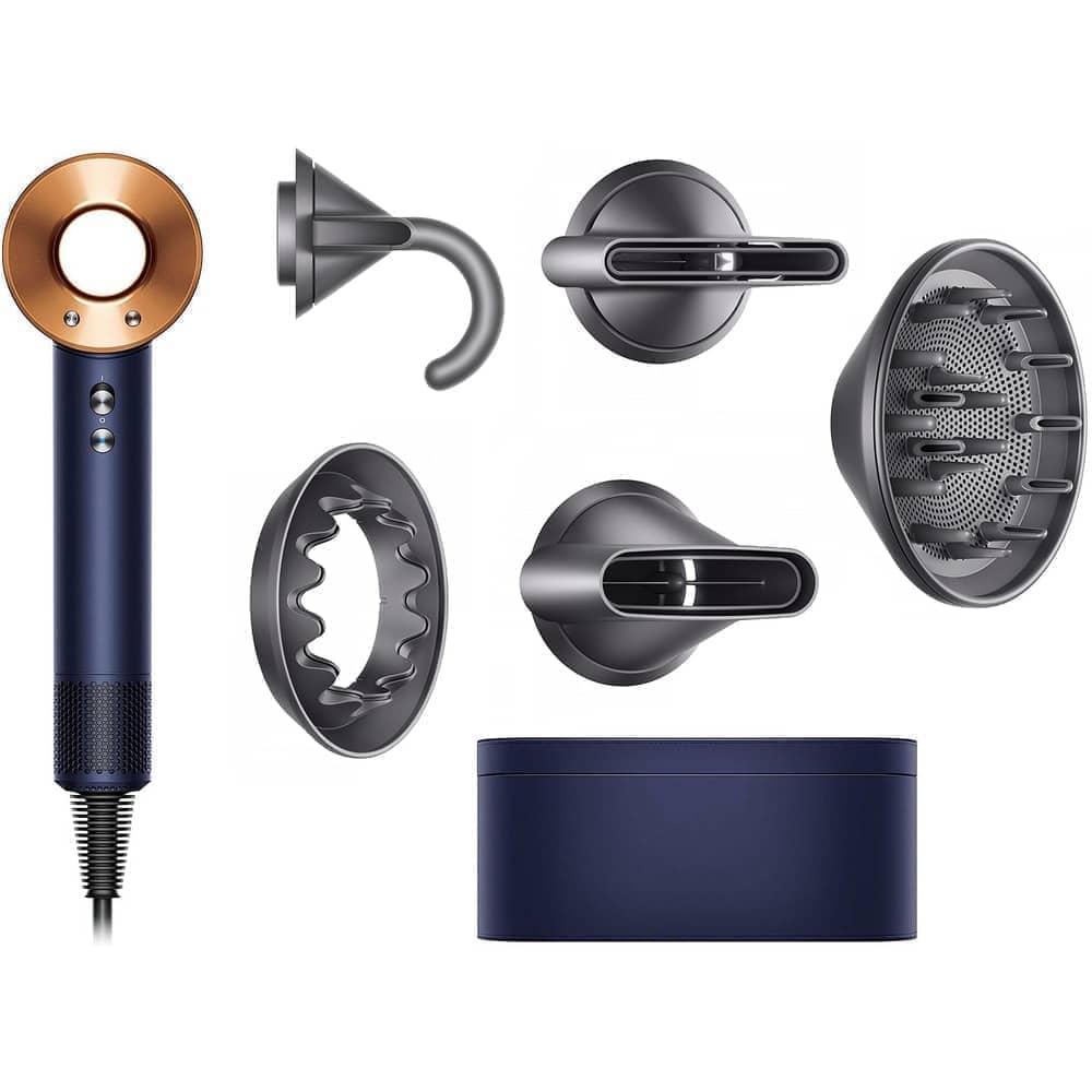 Фен Dyson Supersonic HD08, Prussian Blue/Rich Cooper