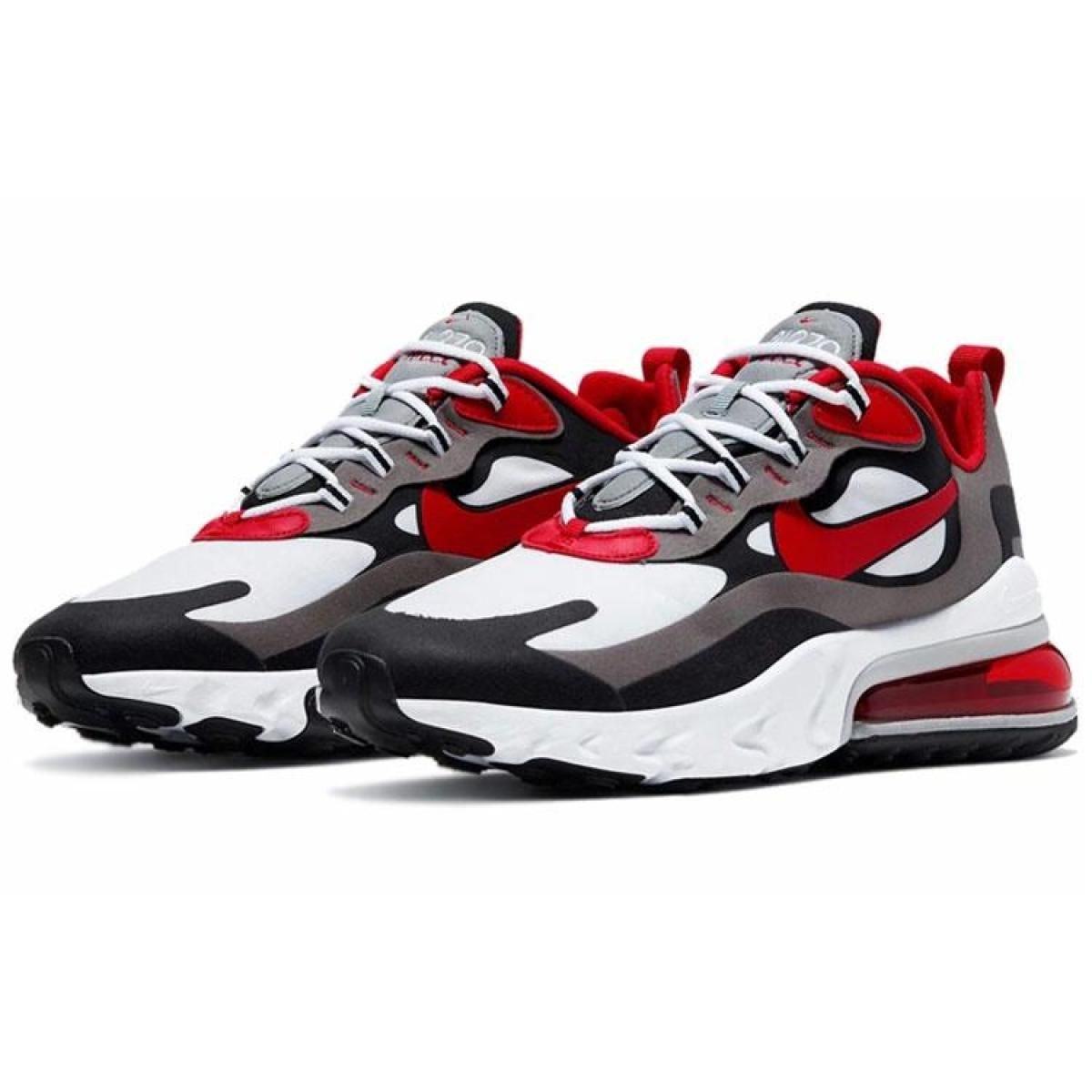 Мужские кроссовки Nike Air Max 270 React Grey/Black/Red