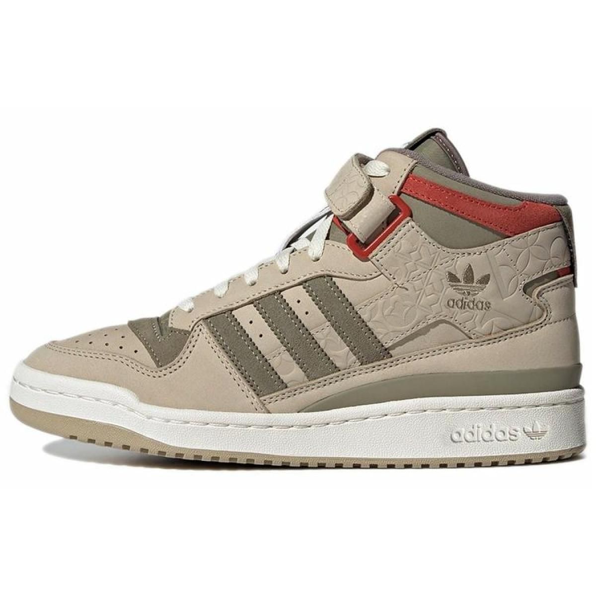 Кроссовки Adidas Originals Forum Mid Light Brown