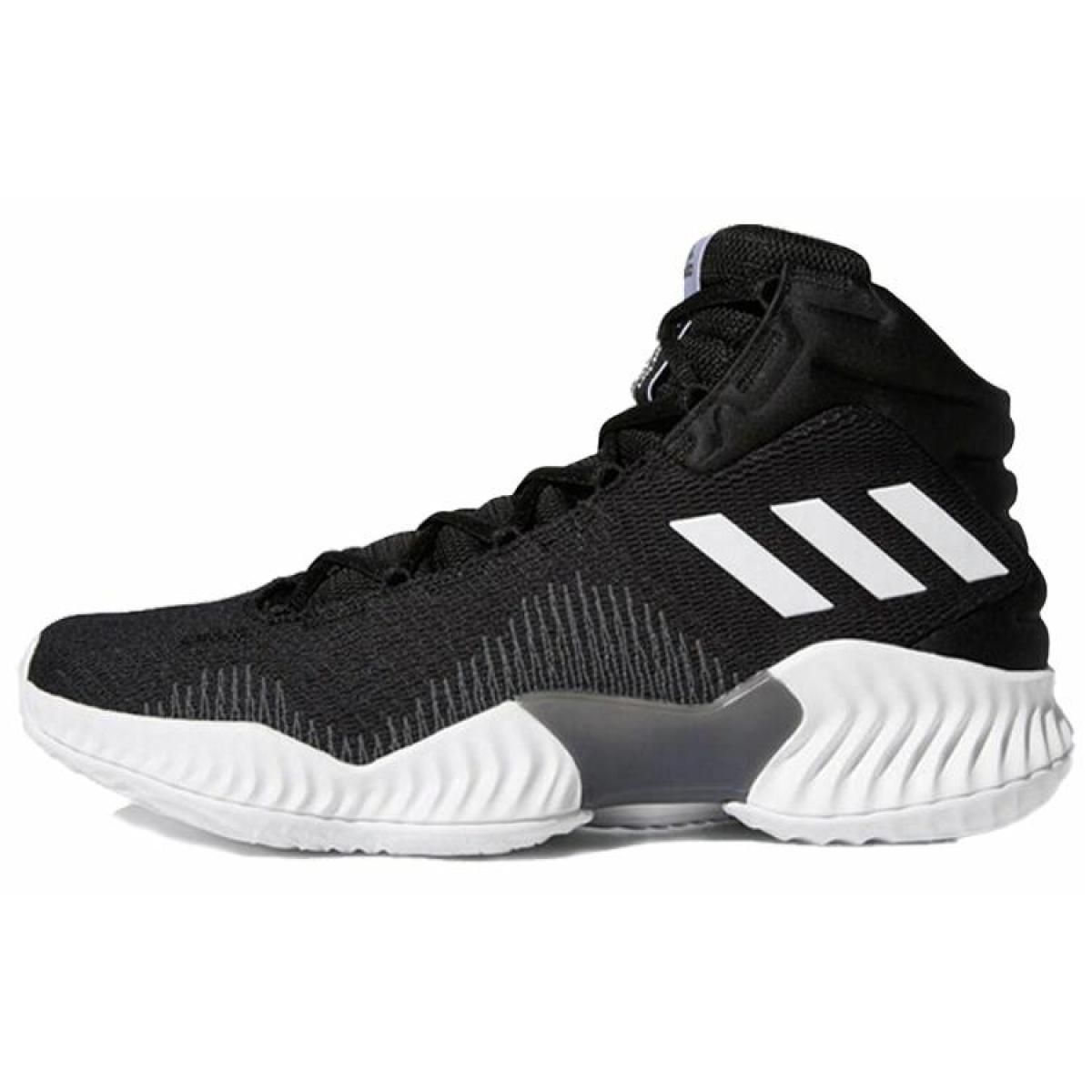 Мужские кроссовки Adidas Pro Bounce 2018 Black/White