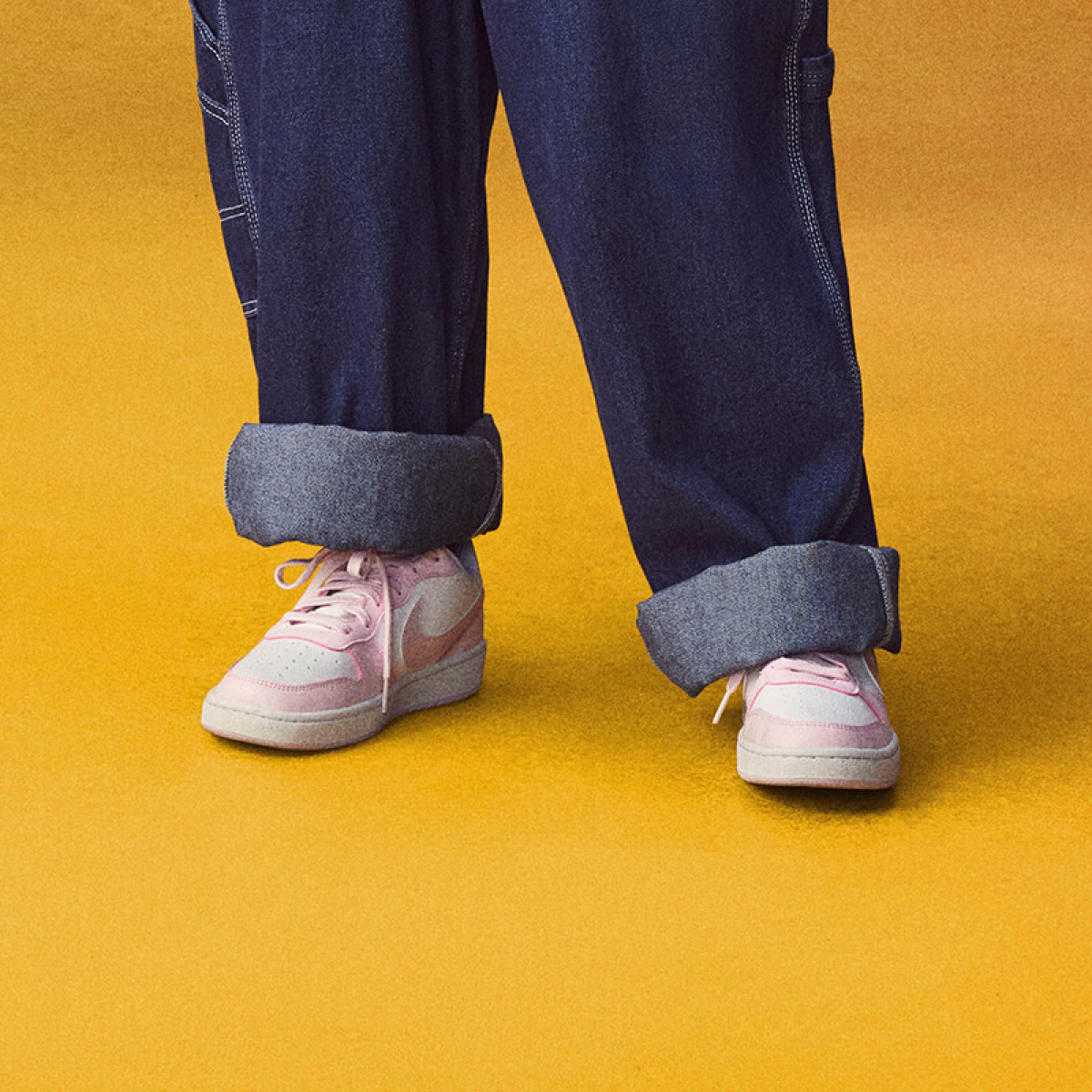 Подростковые Nike Court Borough Low White/Pink GS