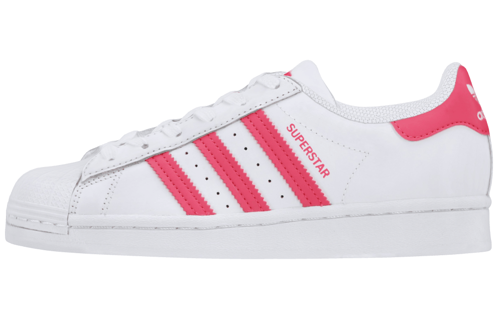 Подростковые кроссовки Adidas Originals Superstar J Bright White/Pink