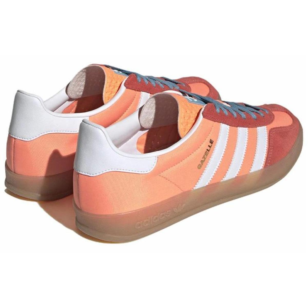 Кроссовки Adidas Originals Gazelle Indoor White/Orange