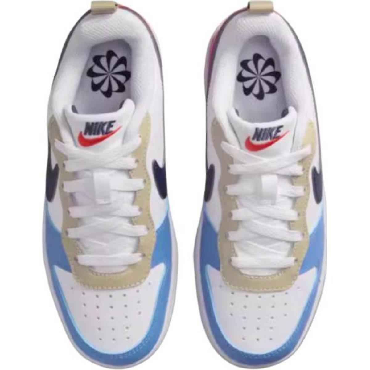 Подростковые кроссовки Nike Court Borough White/Blue GS