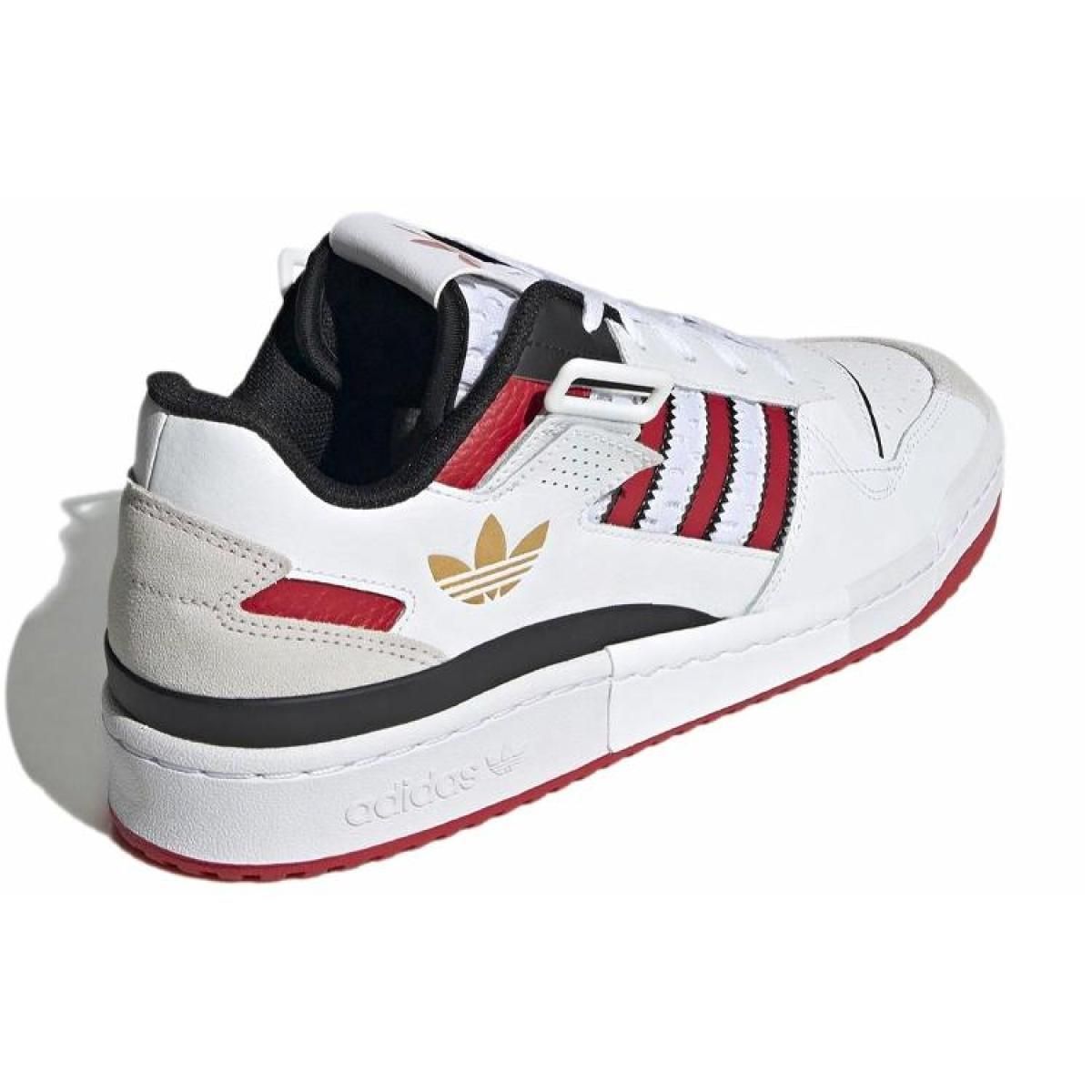 Кроссовки Adidas Originals Forum Low White/Red/Blue