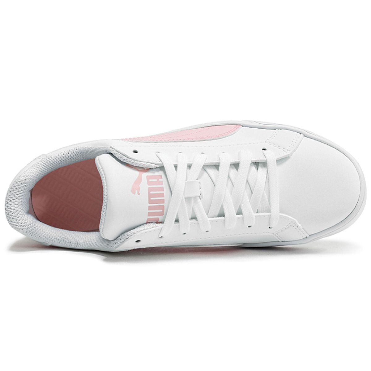 Женские кеды Puma Smash White/Pink