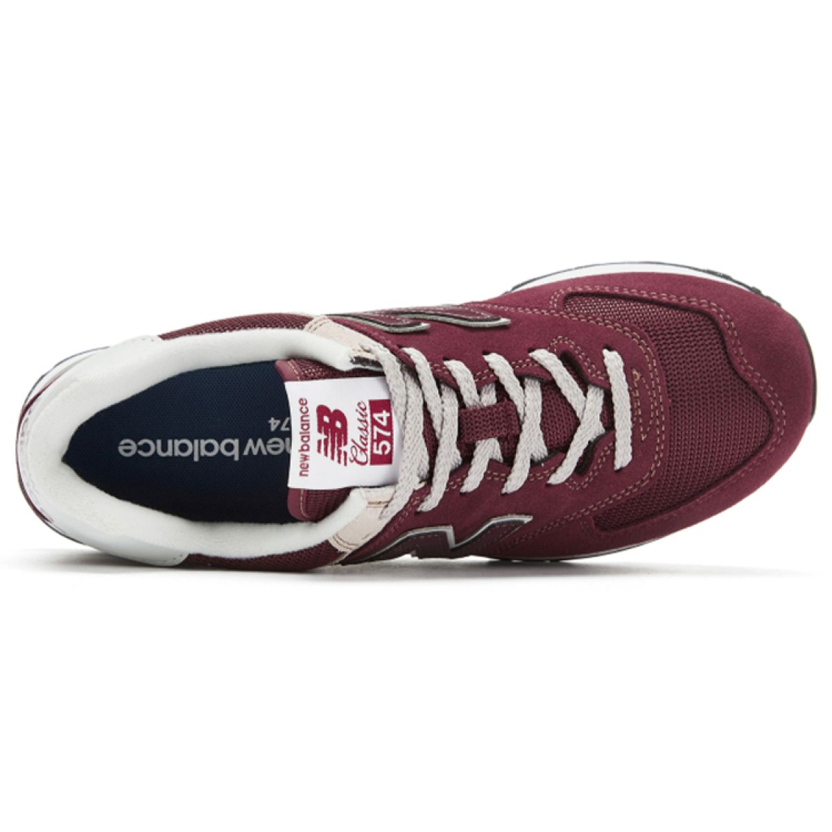 Кроссовки New Balance 574 Burgundy White