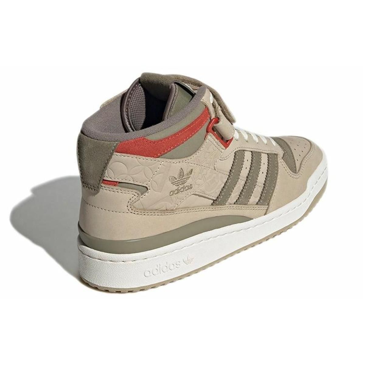 Кроссовки Adidas Originals Forum Mid Light Brown