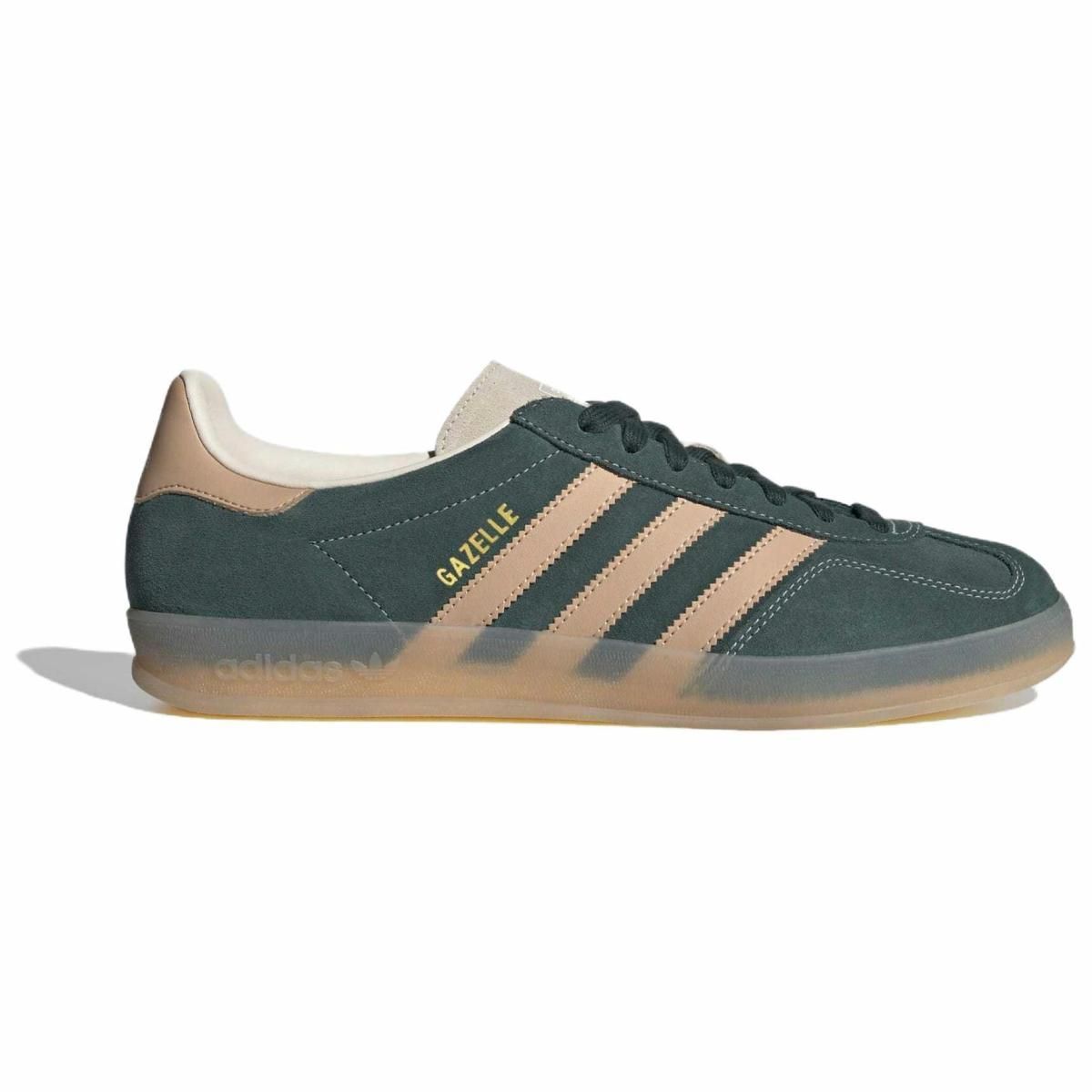 Мужские кроссовки Adidas Originals Gazelle Indoor Brown/Green