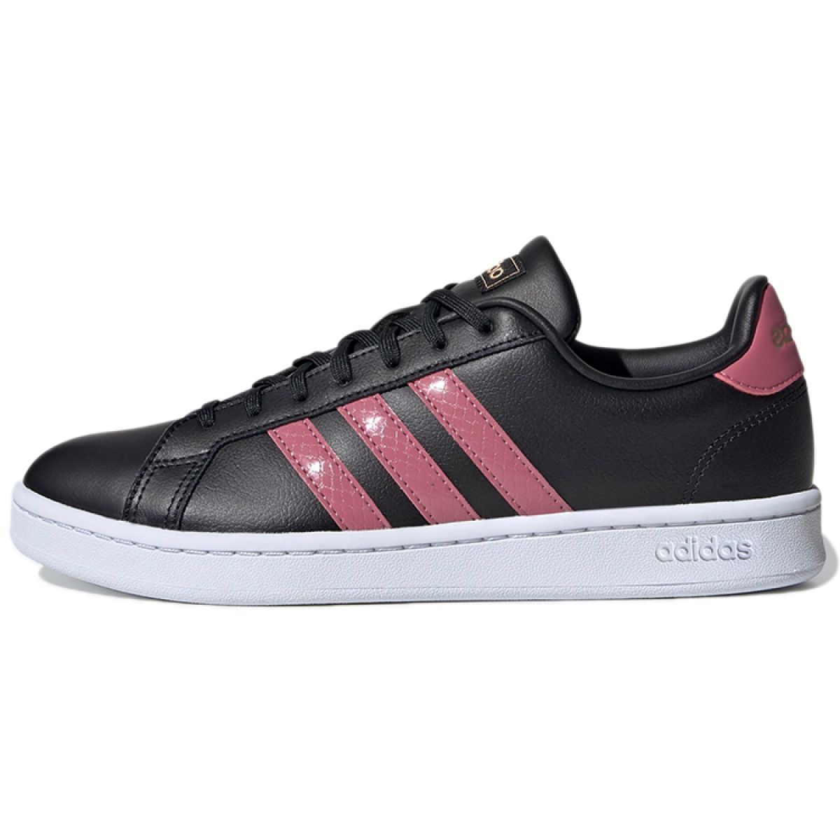 Женские кроссовки Adidas originals GRAND COURT Black/Pink