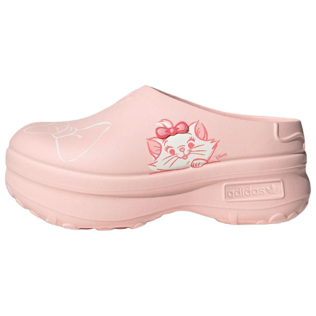 Женские сабо Disney х Adidas Originals AdiFOM Stan Smith Mule 3-5 cm "The Aristocats Sandy Pink" Sand Pink