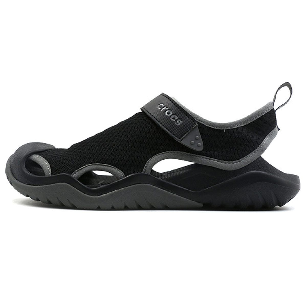 Сабо Crocs Swiftwater Sandals "Black Dark Grey"