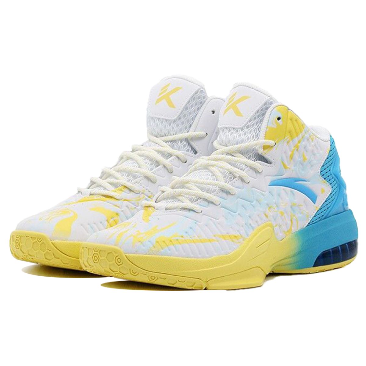 Кроссовки Anta KT3 White/Yellow/Blue