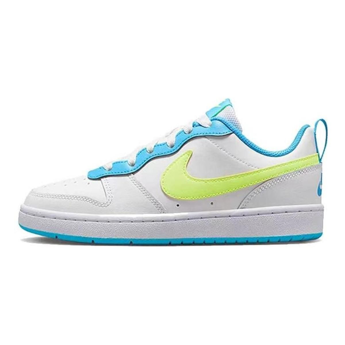 Подростковые кроссовки Nike Court Borough 2 Low "'White Baltic Blue Volt"