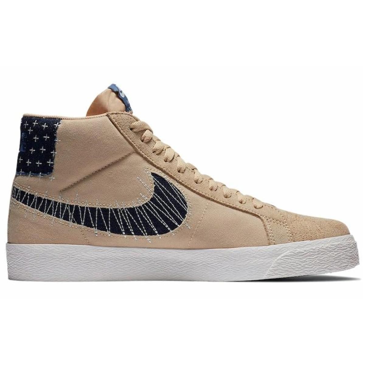 Кеды Nike Blazer SB Mid "Sashiko Sesame"