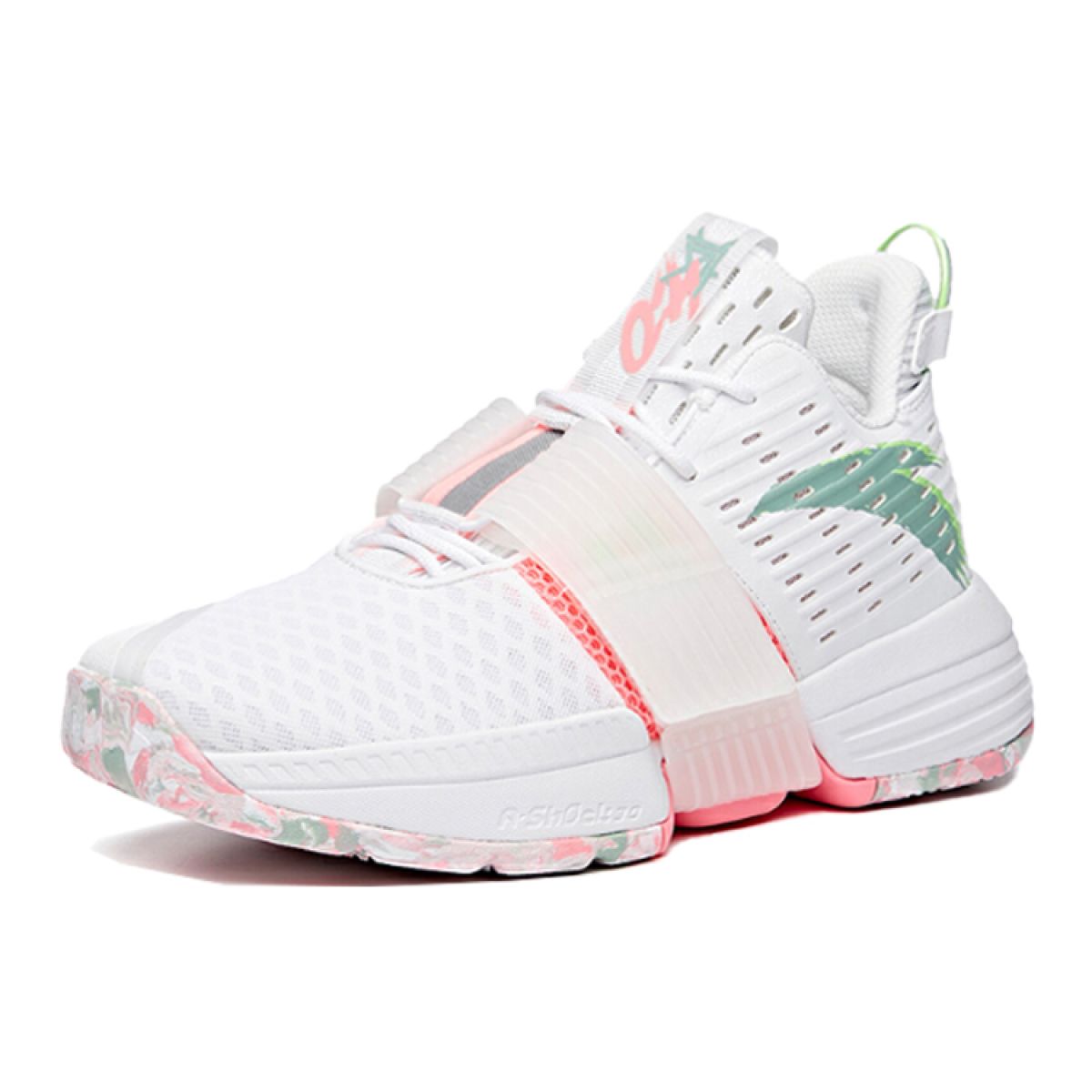 Мужские кроссовки Anta Hengsao 1 White/Pink/Green