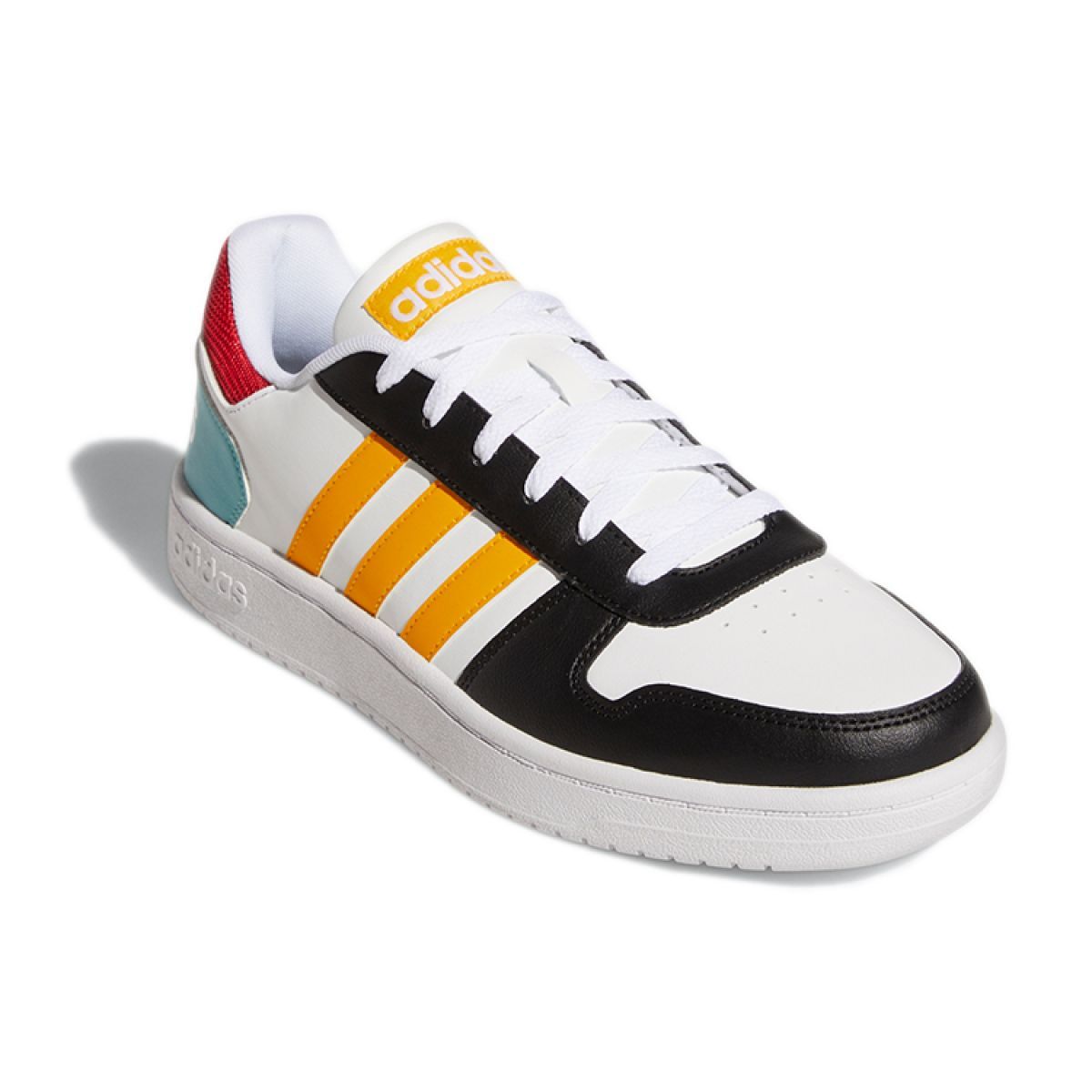 Кроссовки Adidas neo Hoops 2.0 Black/Light Blue/Yellow