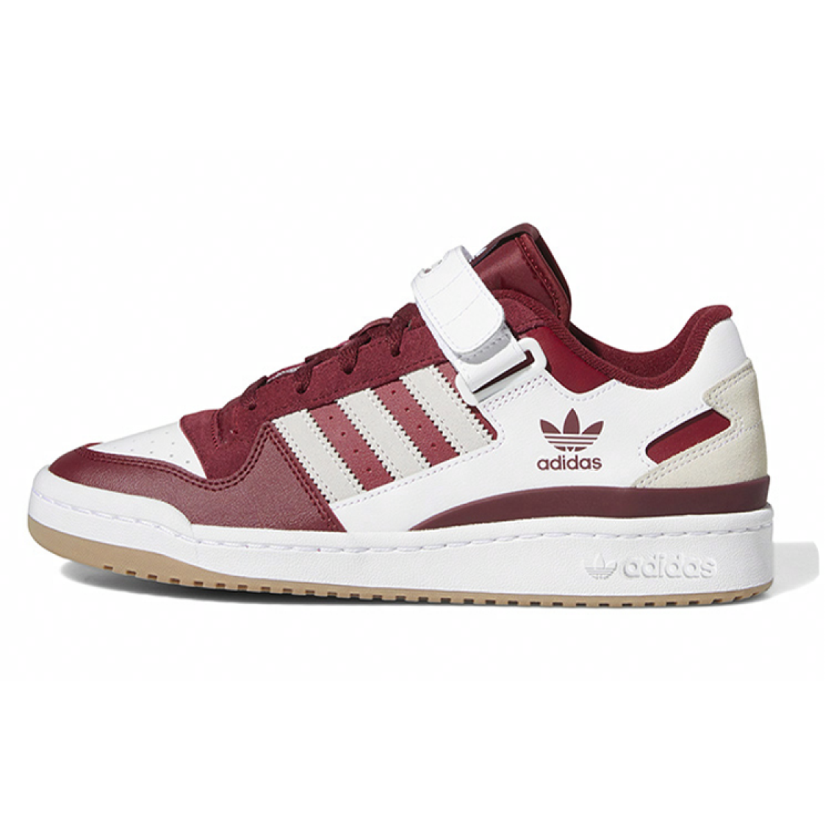 Кроссовки Adidas Originals Forum Low White/Burgundy