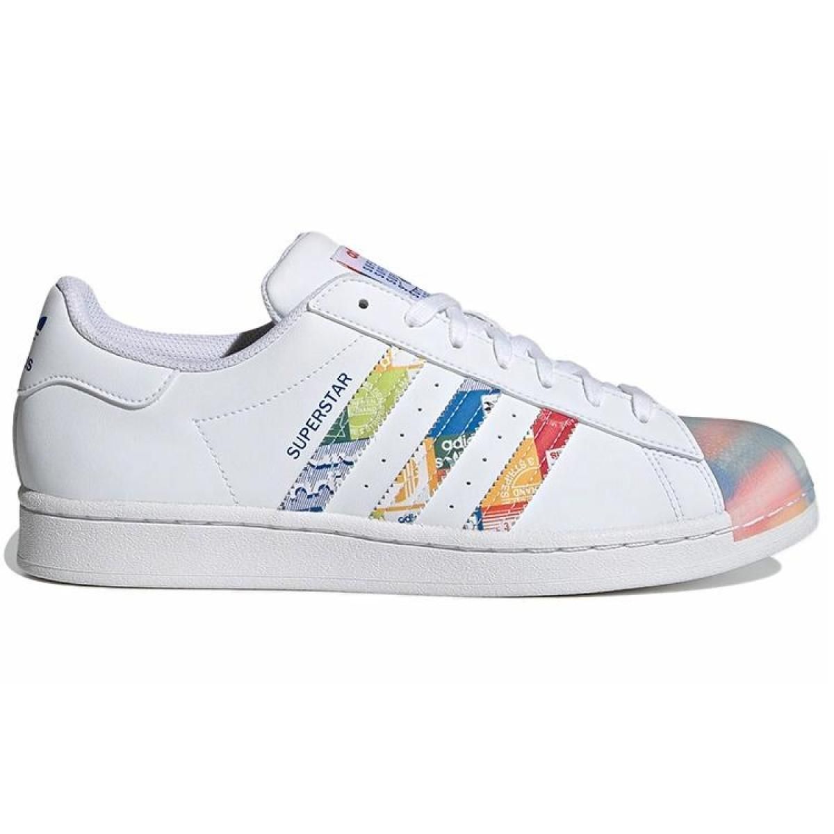 Кеды Adidas Originals Superstar White/Multy