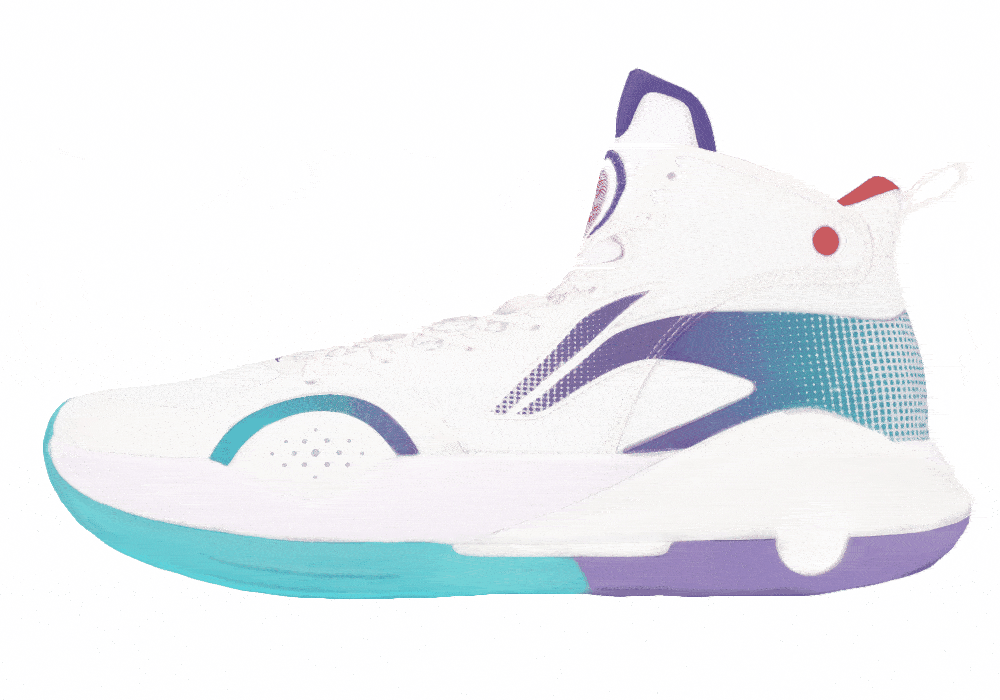 Кроссовки LiNing YuShuai 15 White/Blue/Purple