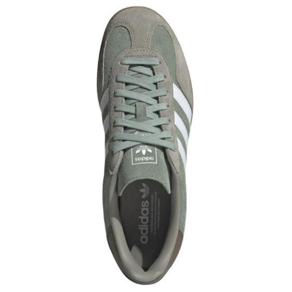 Мужские кроссовки Adidas Originals Gazelle Indoor Green/Grey