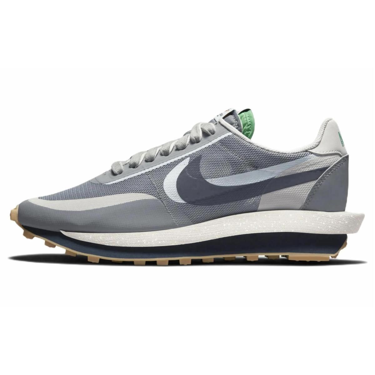 CLOT x Sacai x Nike LDWaffle "Kiss of Death 2.0 Cool Grey" (NTWRK Special Packaging)