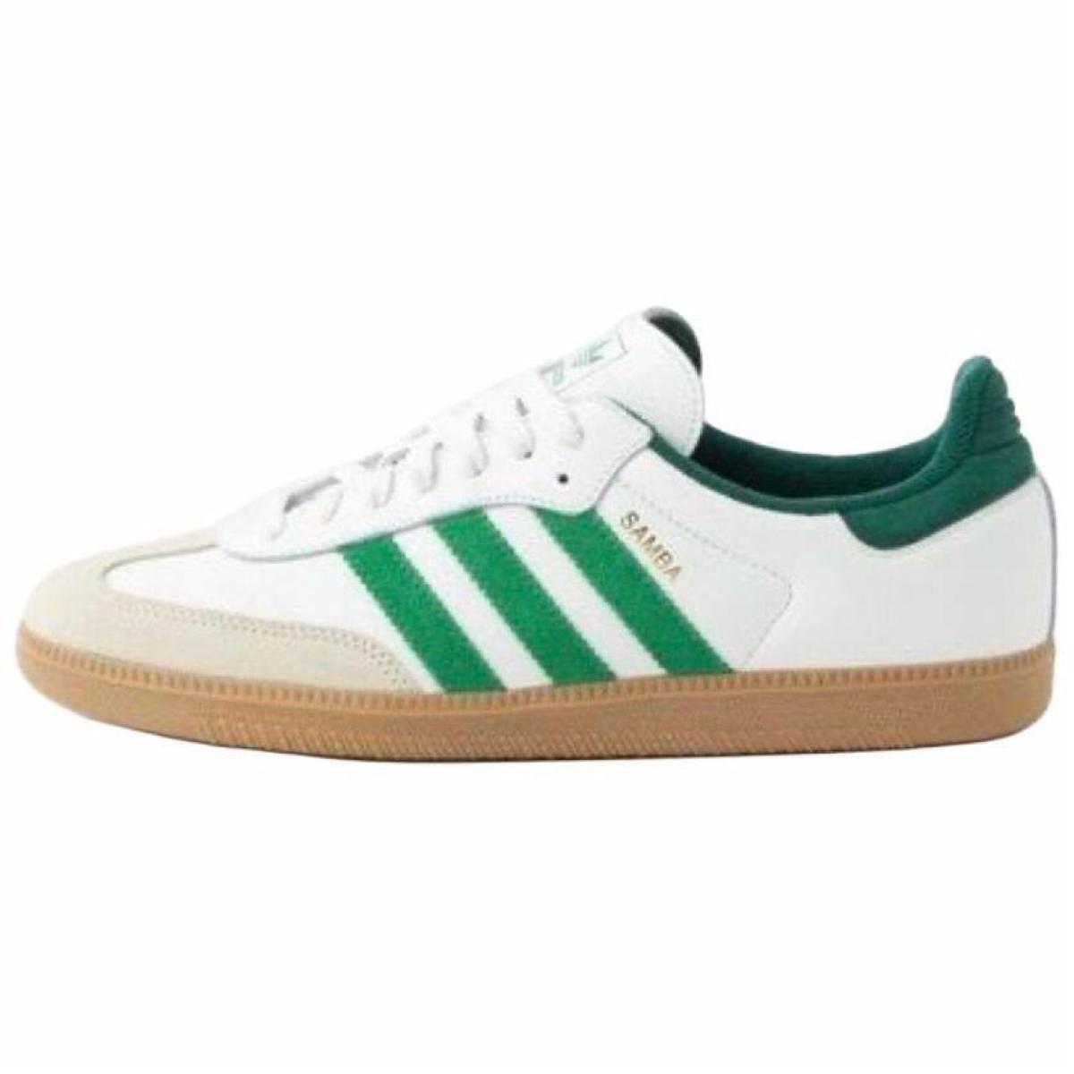 Кроссовки Adidas Originals Samba OG White/Green