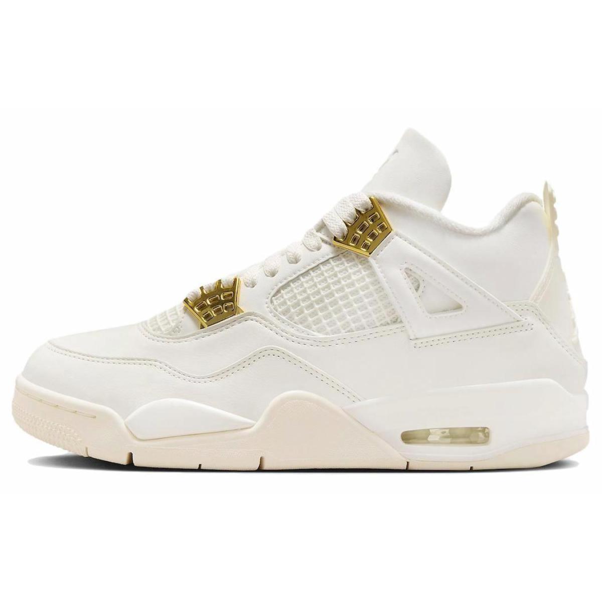 Женские кроссовки Air Jordan 4 Mid "Metallic Gold"