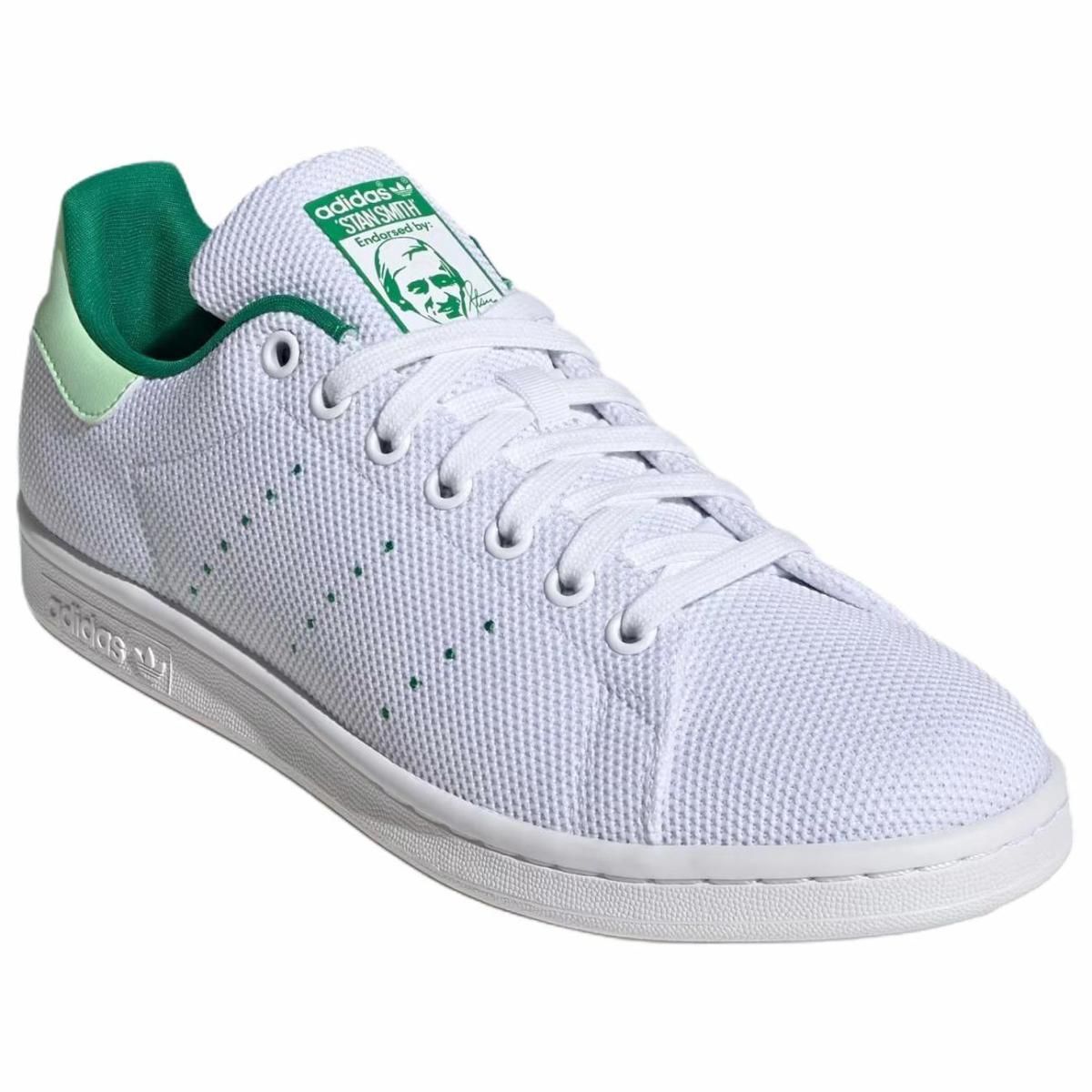 Мужские кроссовки Adidas Originals Stan Smith White/Green