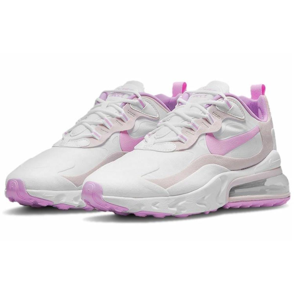 Женские кроссовки Nike Air Max 270 React Beige/Purple