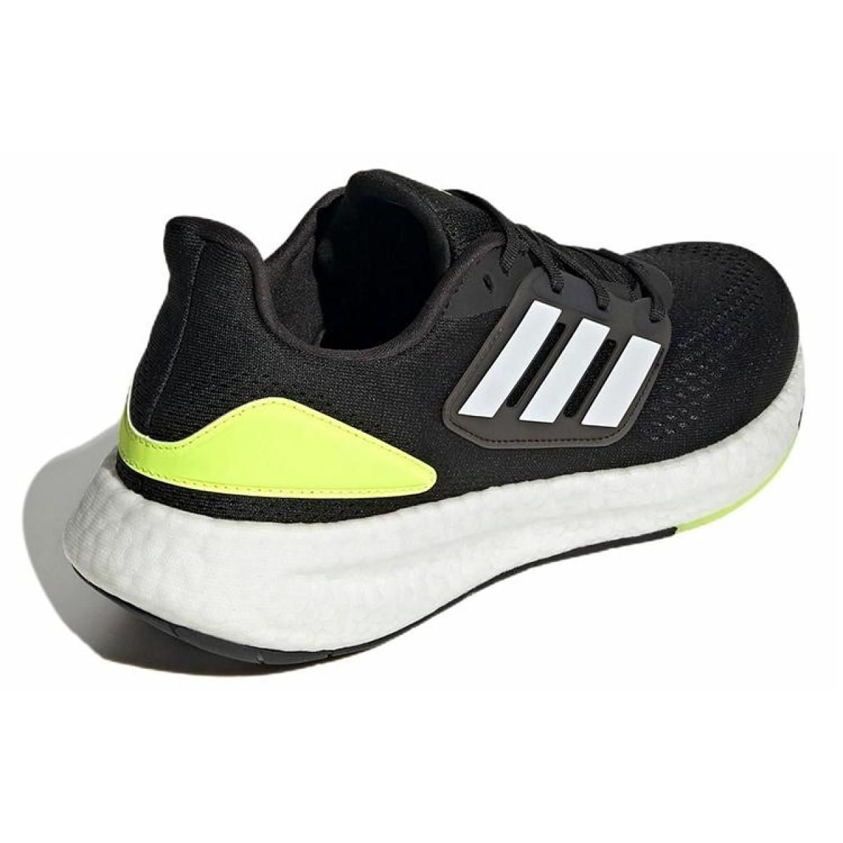Мужские кроссовки Adidas Pureboost 22 Running Black/Yellow