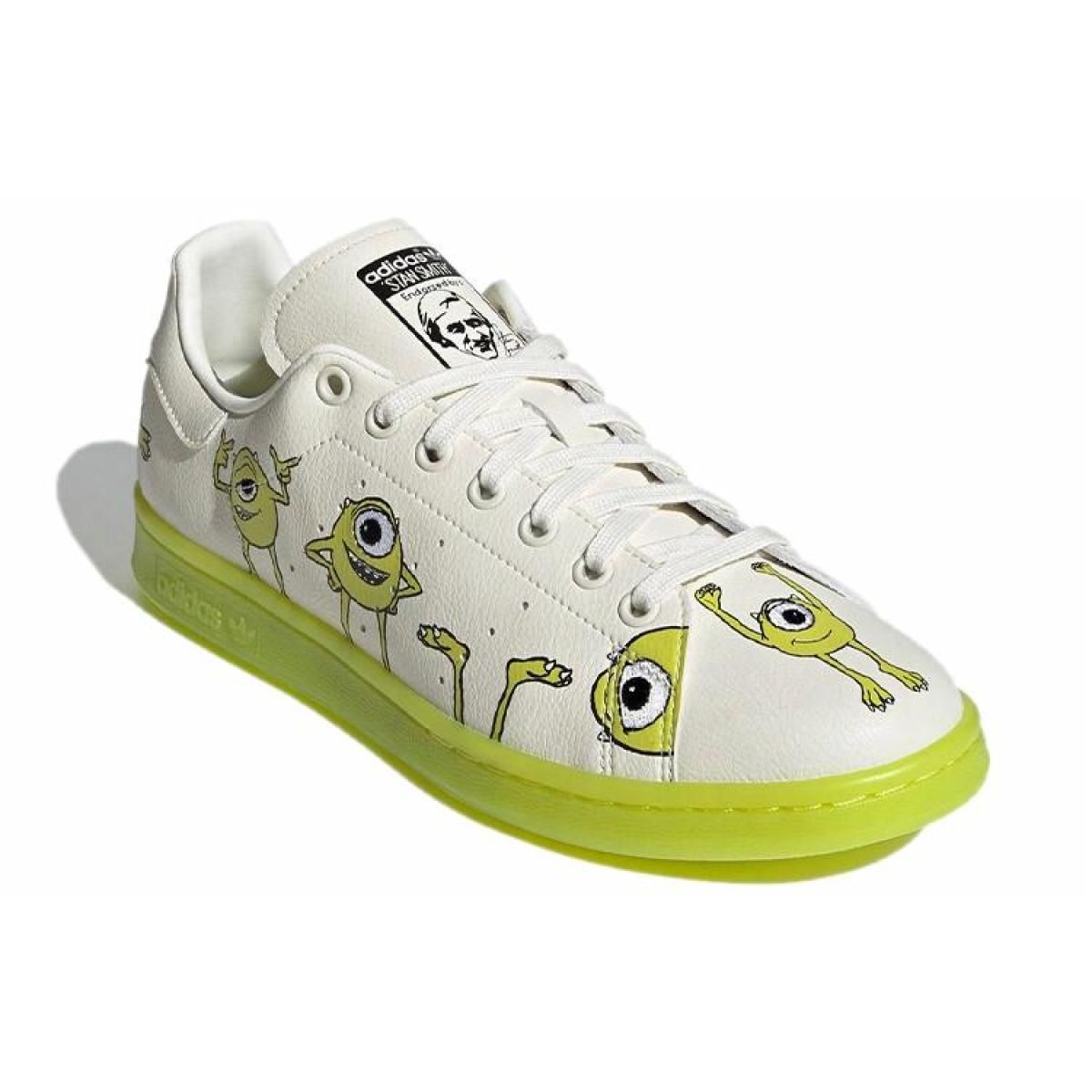 Кроссовки Adidas Originals Stan Smith Primegreen Mike Wzowski White/Yellow
