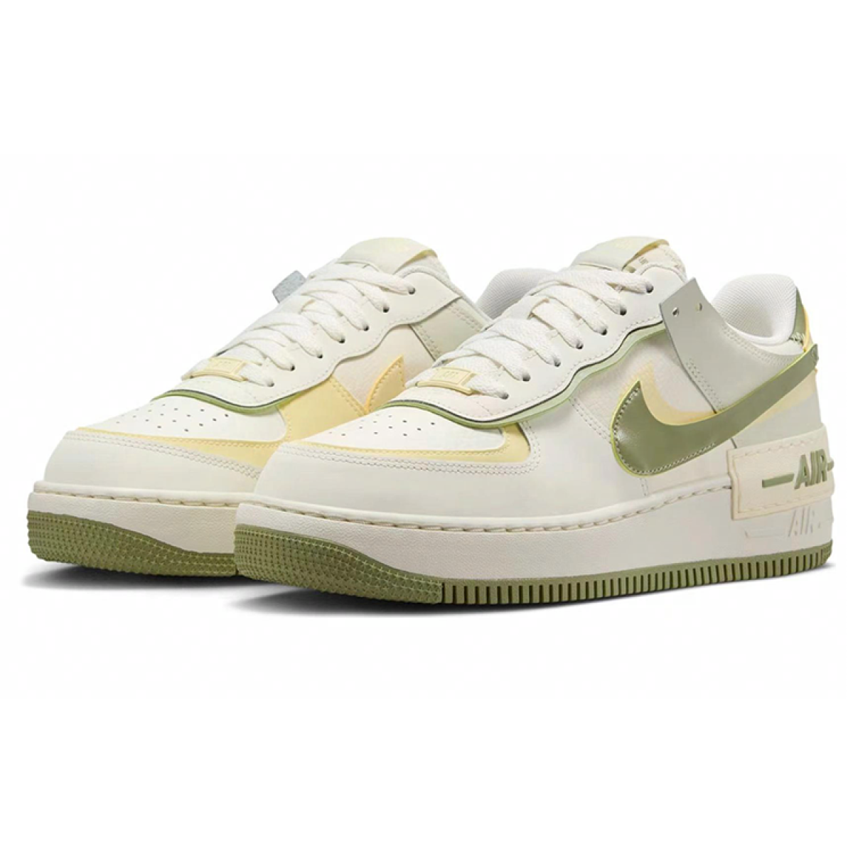 Женские кроссовки Nike Air Force 1 "Shadow Pale Ivory Oil Green"