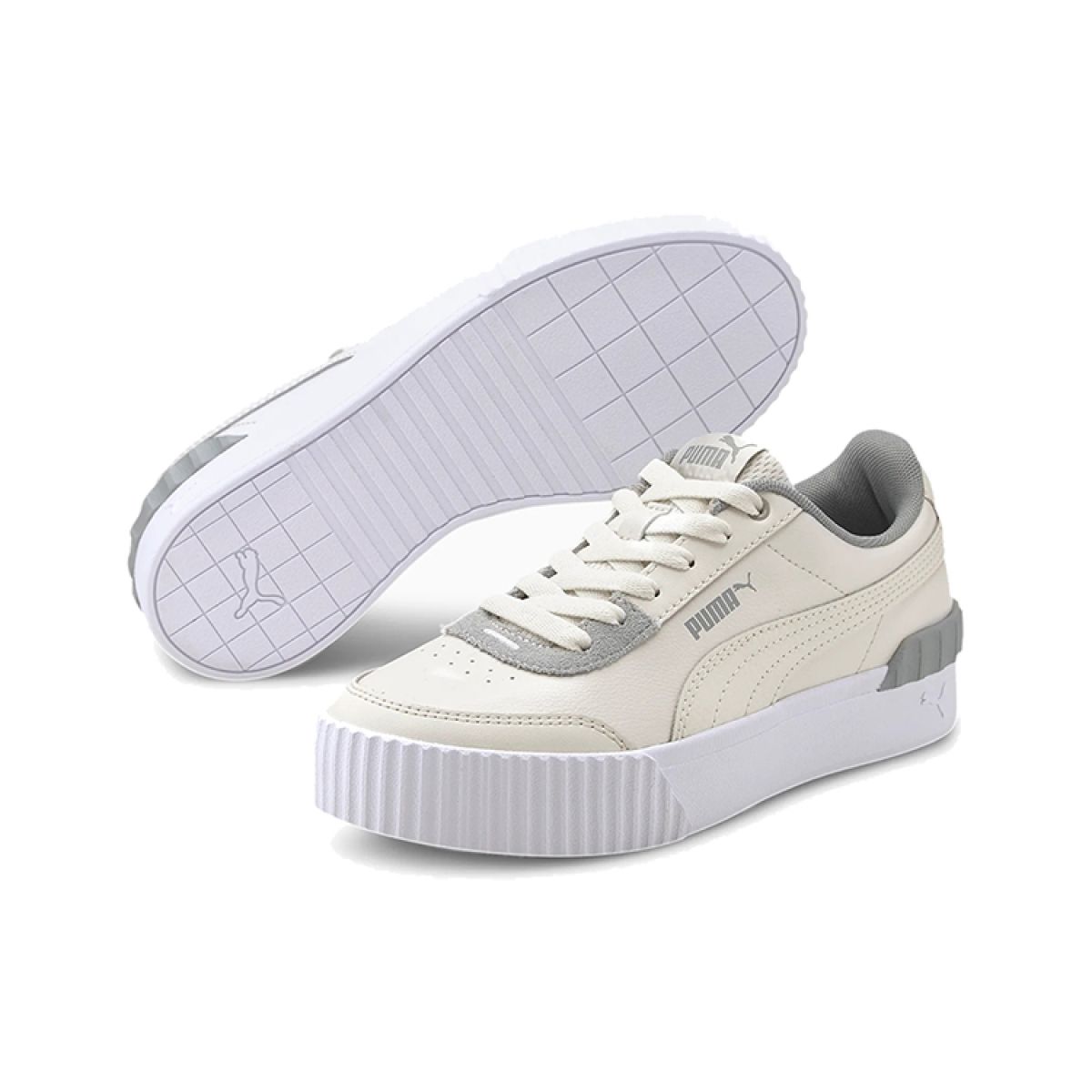 Женские кеды Puma Carina Lift White/Grey