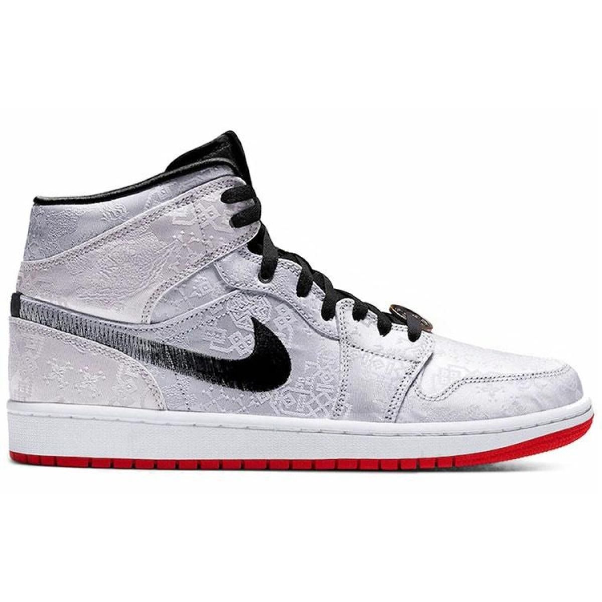 Кроссовки CLOT х Jordan 1 Mid SE Fearless Edison Chen