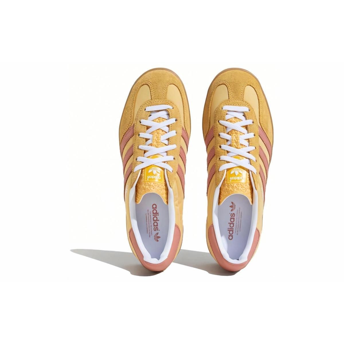 Женские кроссовки Adidas Originals Gazelle Yellow/Pink