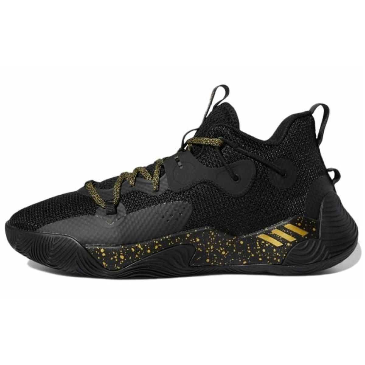 Мужские кроссовки Adidas Harden Stepback 3 Black/Yellow