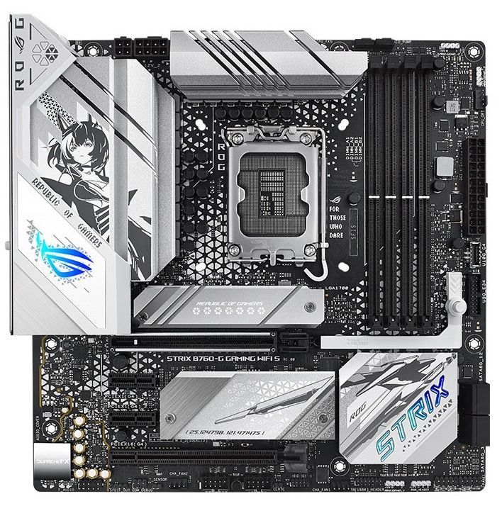 Материнская плата ASUS ROG STRIX B760-G GAMING WIFI, LGA 1700 ,DDR5 ,mATX