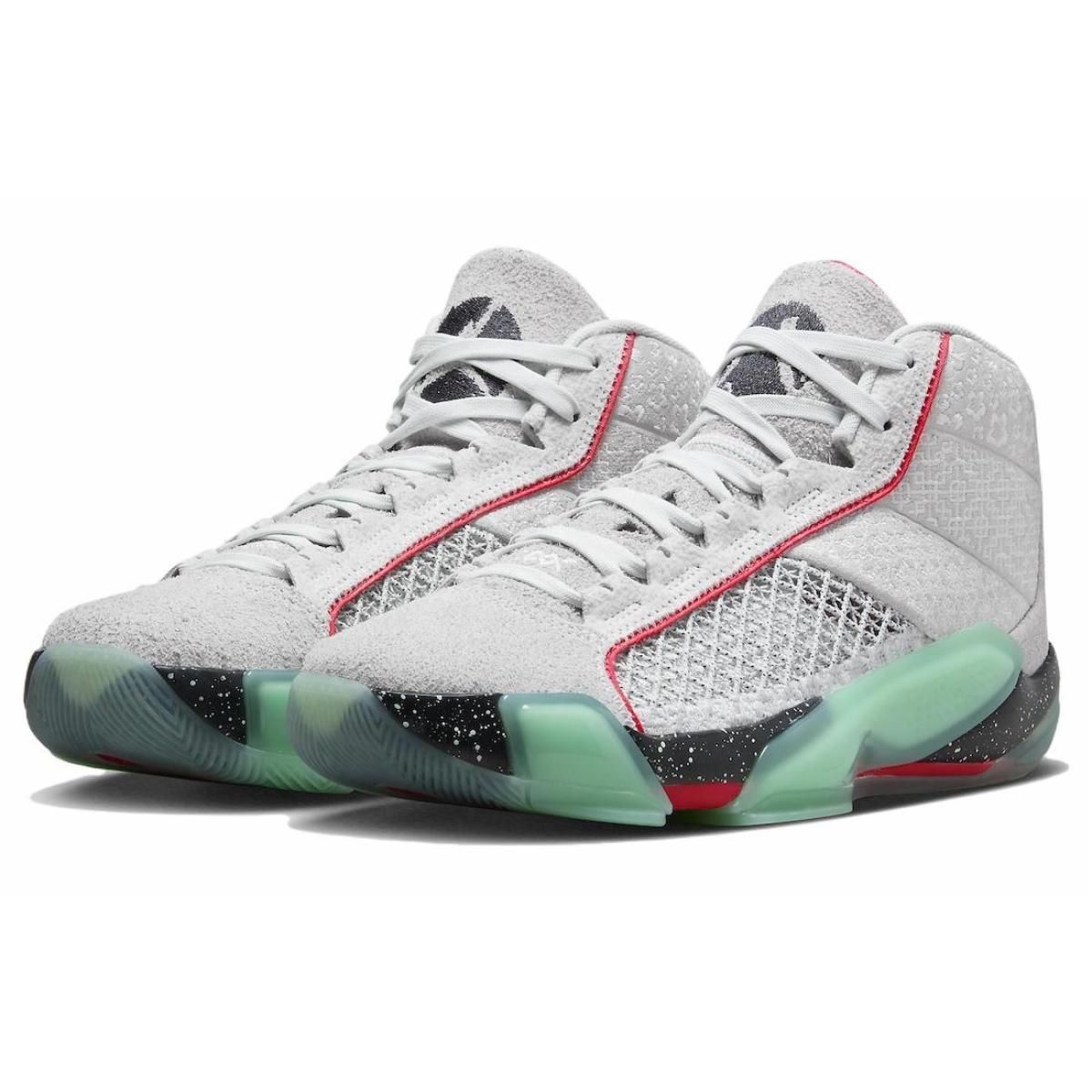 Мужские кроссовки Rui Hachimura x Air Jordan 38 PF Silver/Green